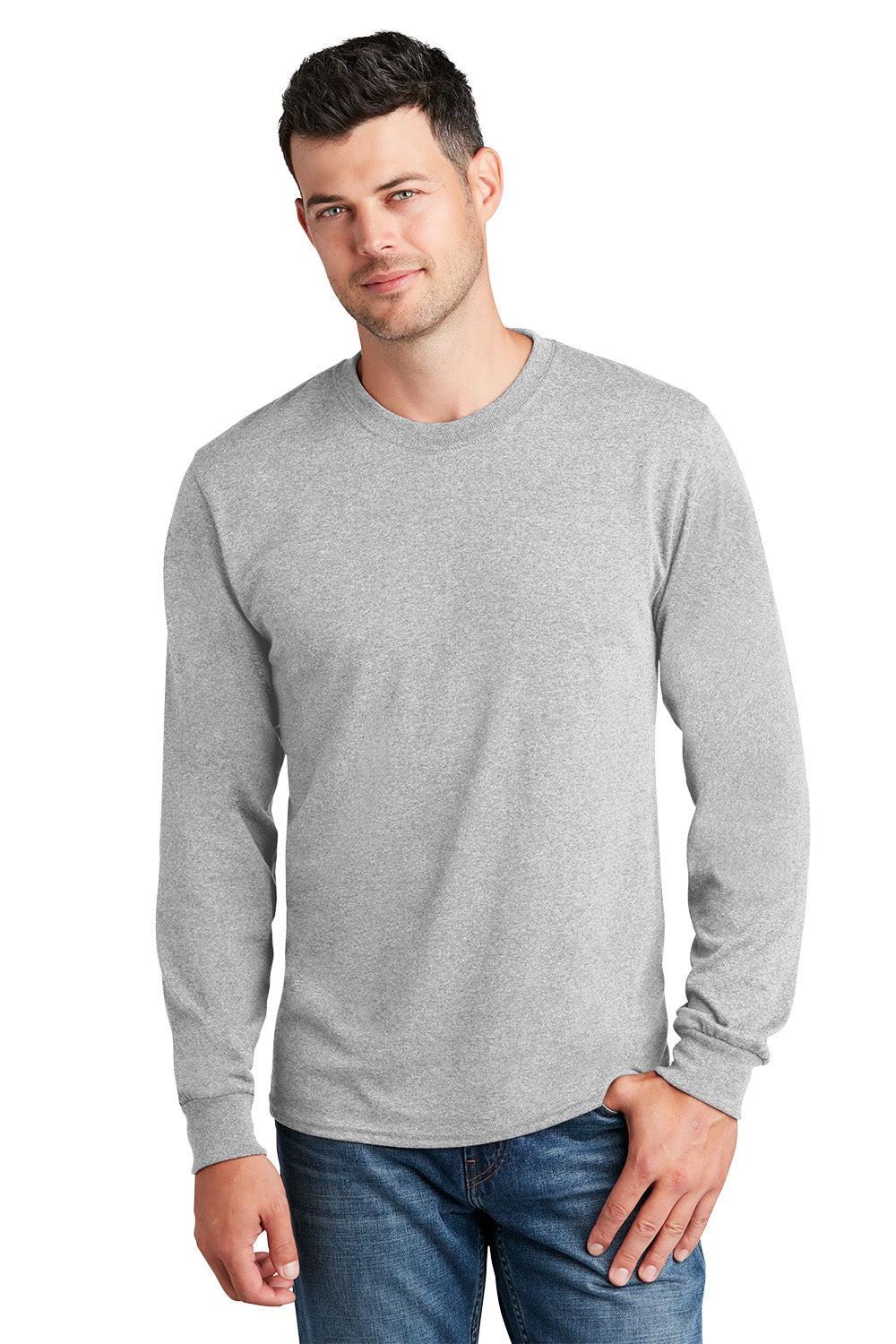 Port Authority Long Sleeve Core Cotton Tee. PC54LS