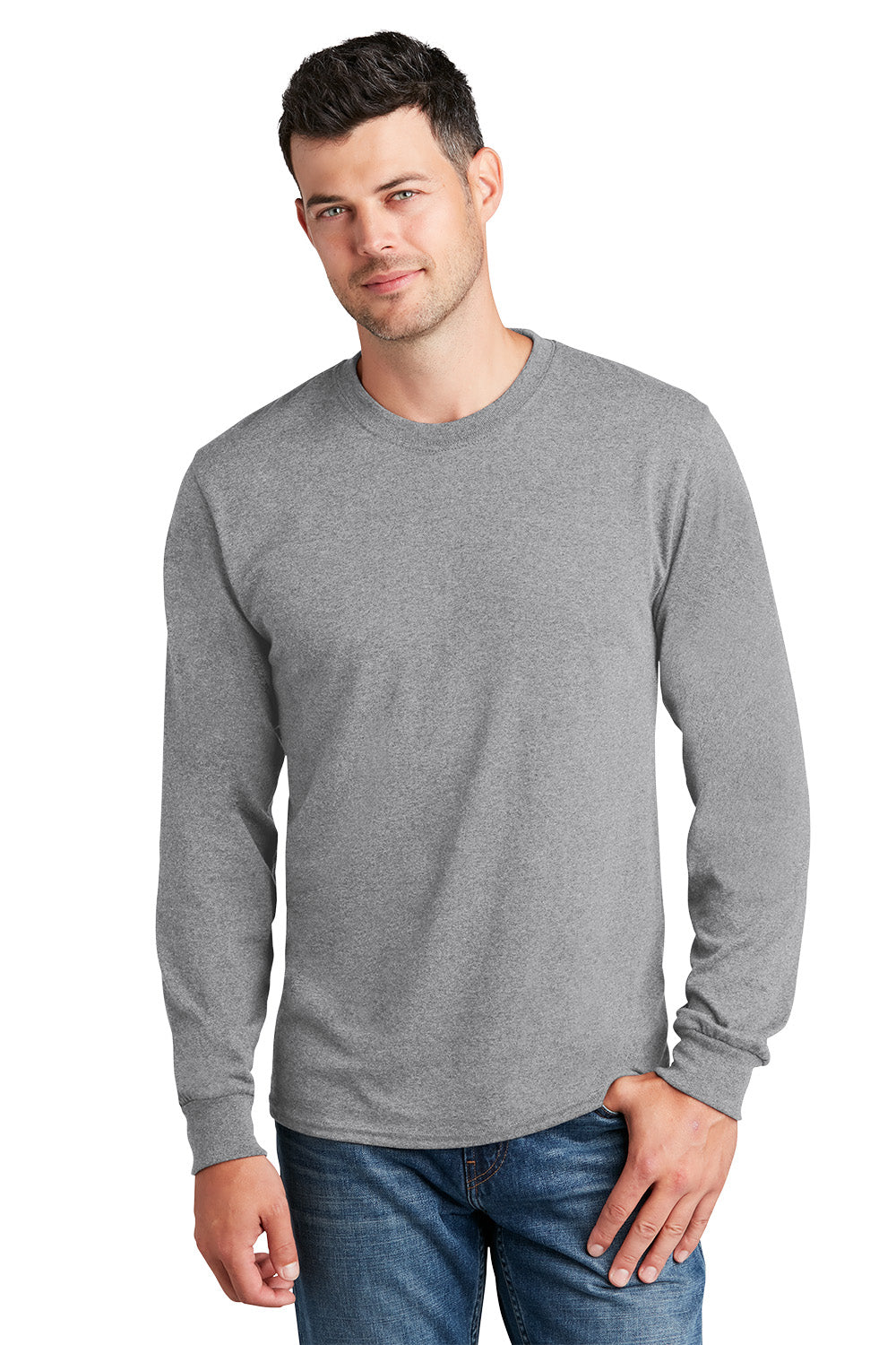 Port Authority Long Sleeve Core Cotton Tee. PC54LS