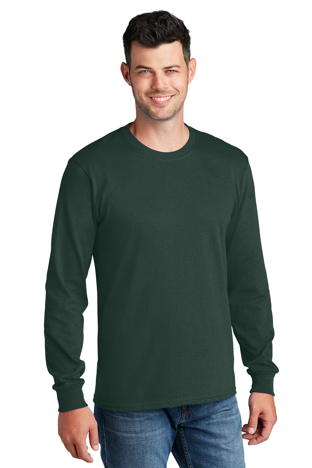 Port Authority Long Sleeve Core Cotton Tee. PC54LS