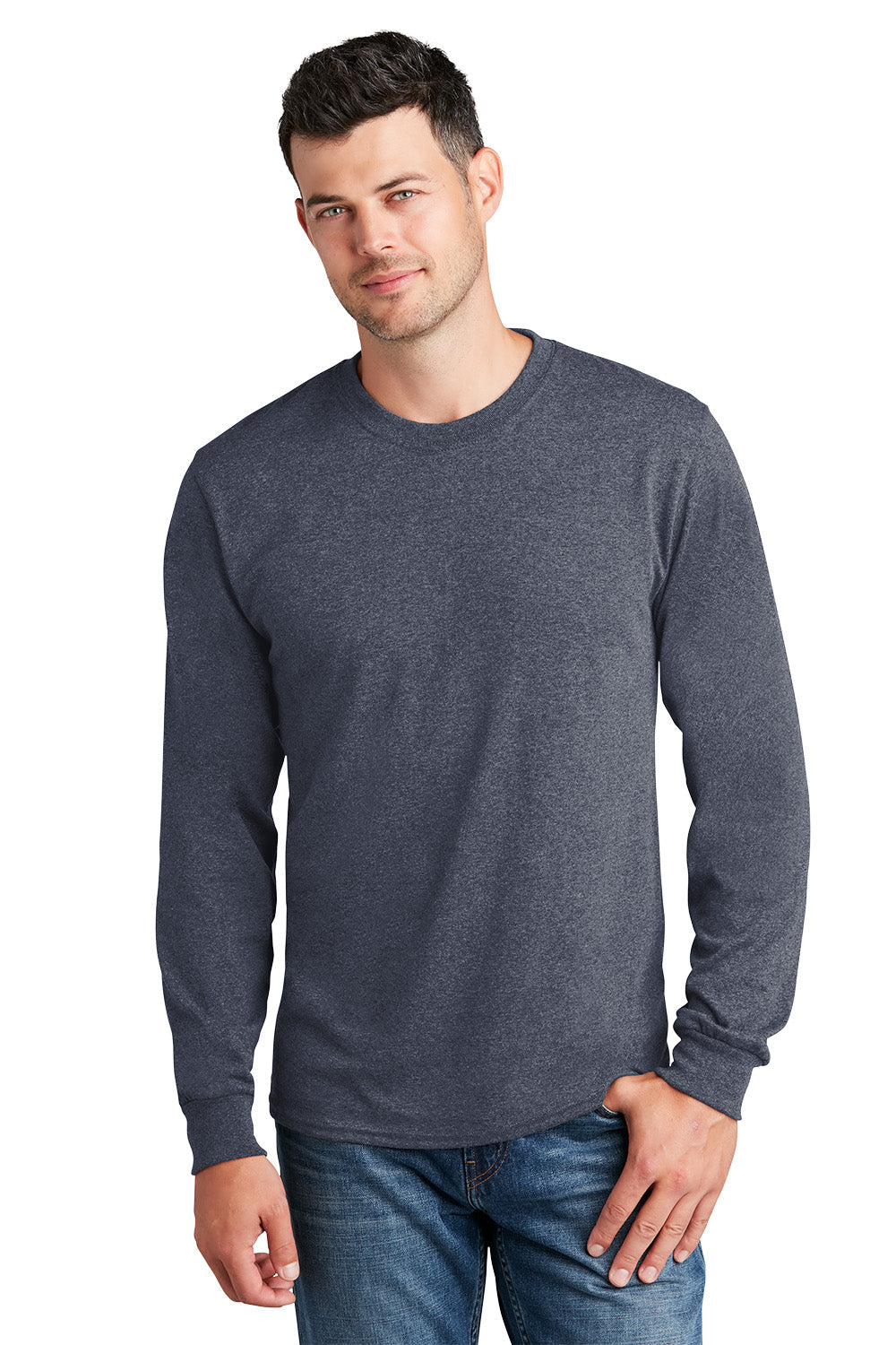 Port Authority Long Sleeve Core Cotton Tee. PC54LS