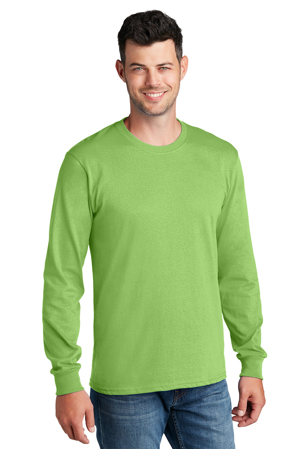 Port Authority Long Sleeve Core Cotton Tee. PC54LS