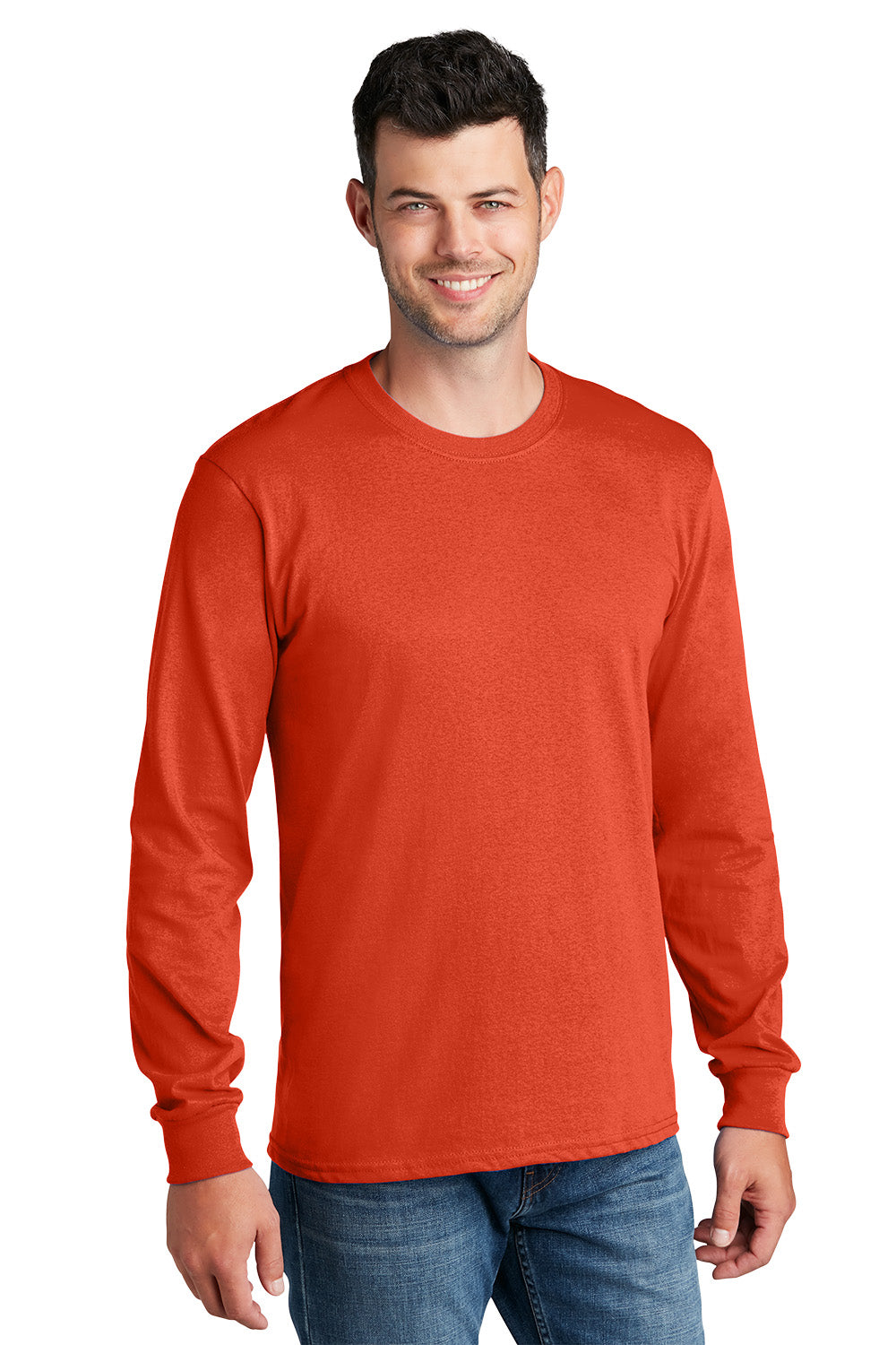 Port Authority Long Sleeve Core Cotton Tee. PC54LS