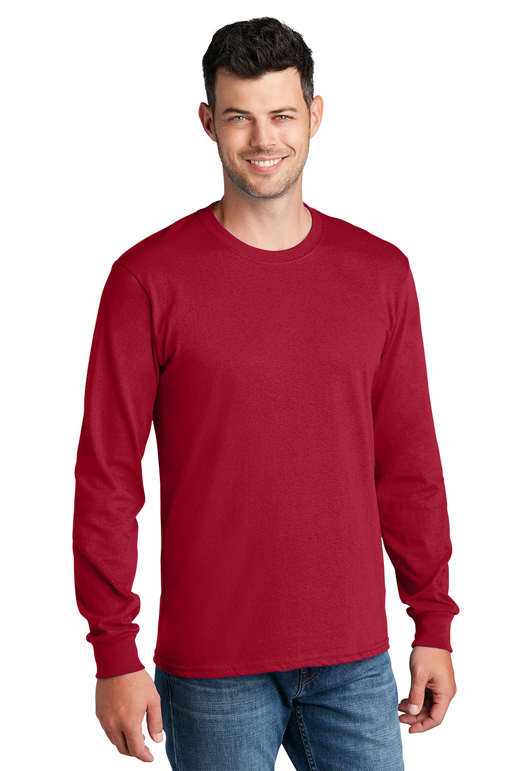 Port Authority Long Sleeve Core Cotton Tee. PC54LS