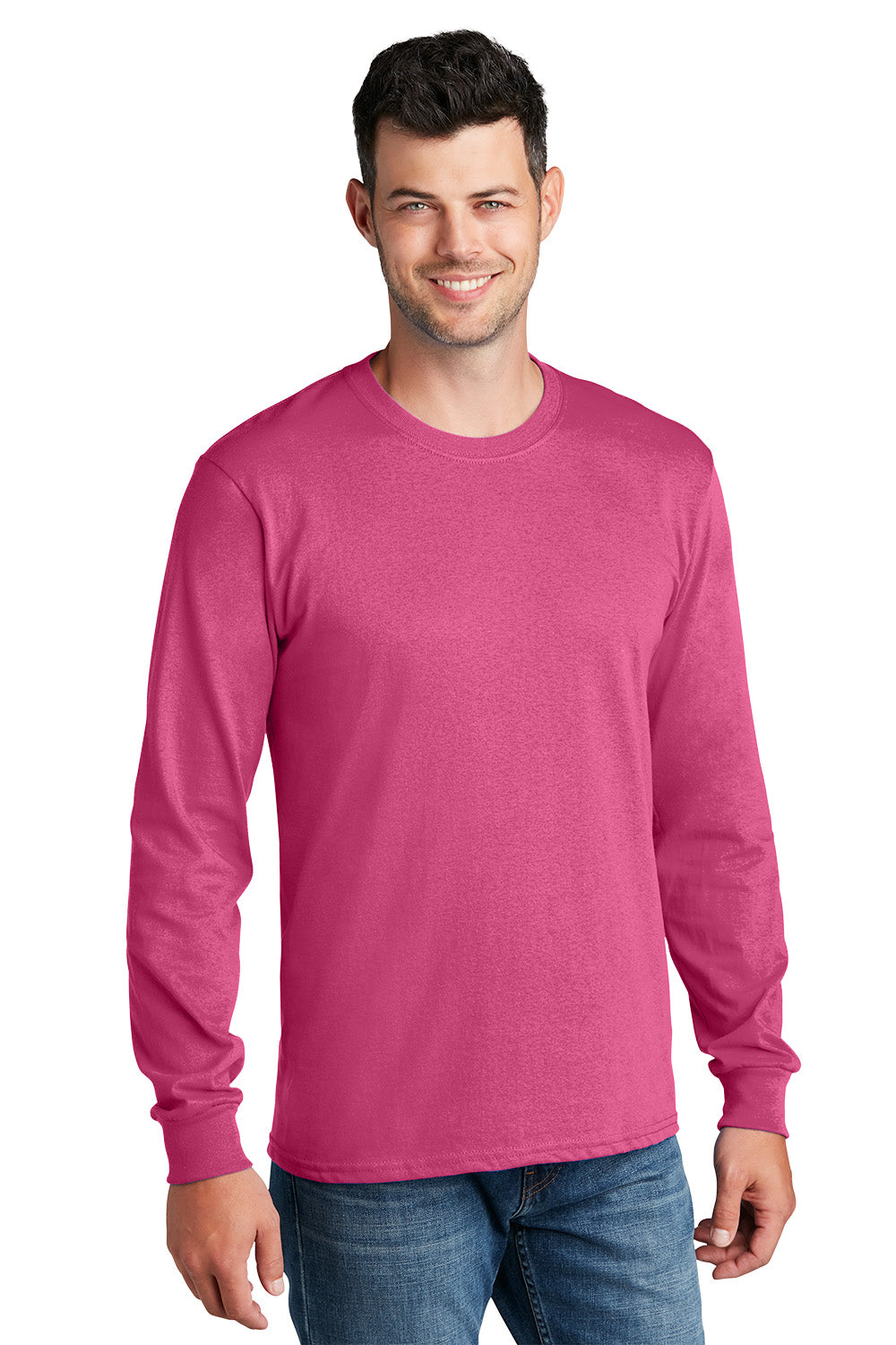 Port Authority Long Sleeve Core Cotton Tee. PC54LS