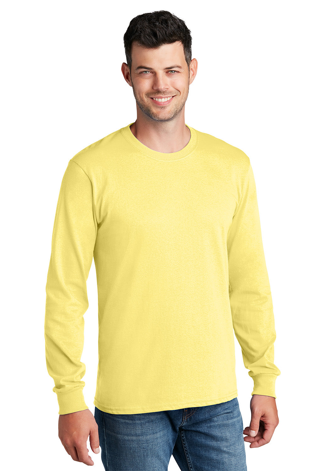 Port Authority Long Sleeve Core Cotton Tee. PC54LS