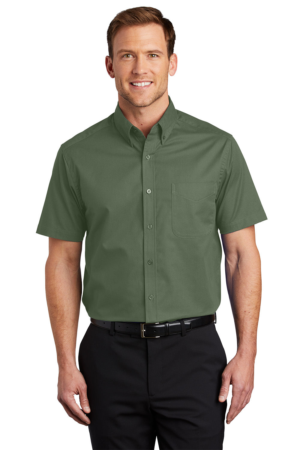 Port Authority® S508 Short Sleeve Easy Care Shirt Embroidered