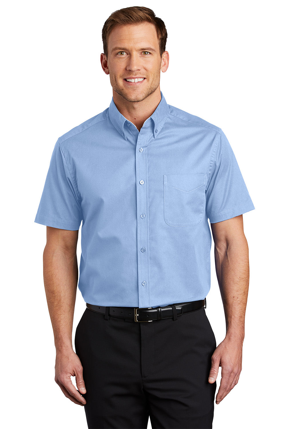 Port Authority® S508 Short Sleeve Easy Care Shirt Embroidered