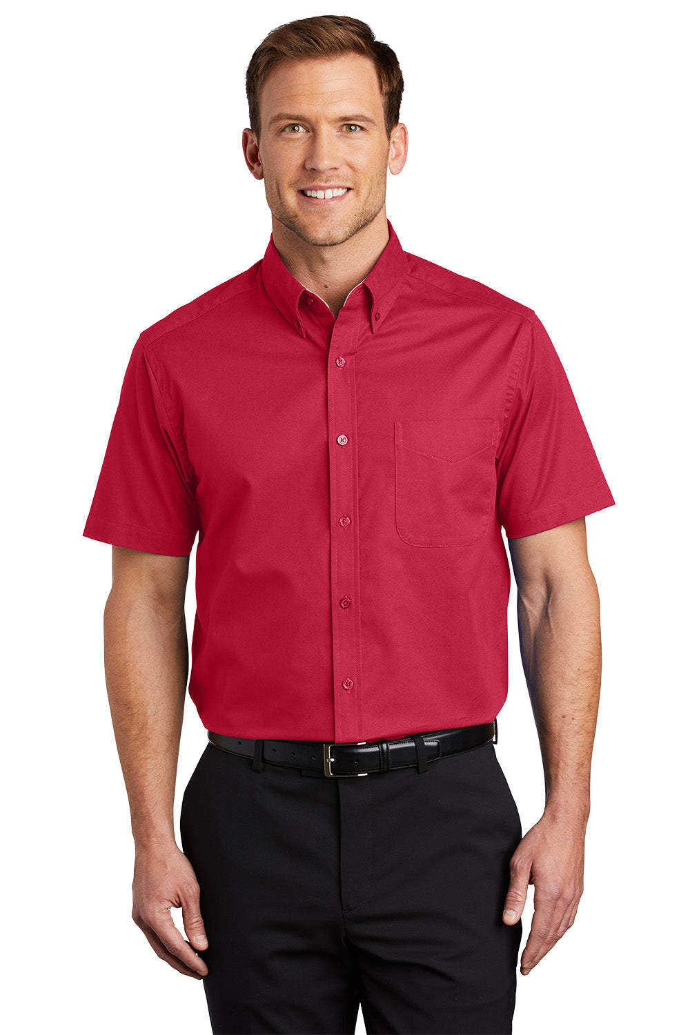 Port Authority® S508 Short Sleeve Easy Care Shirt Embroidered