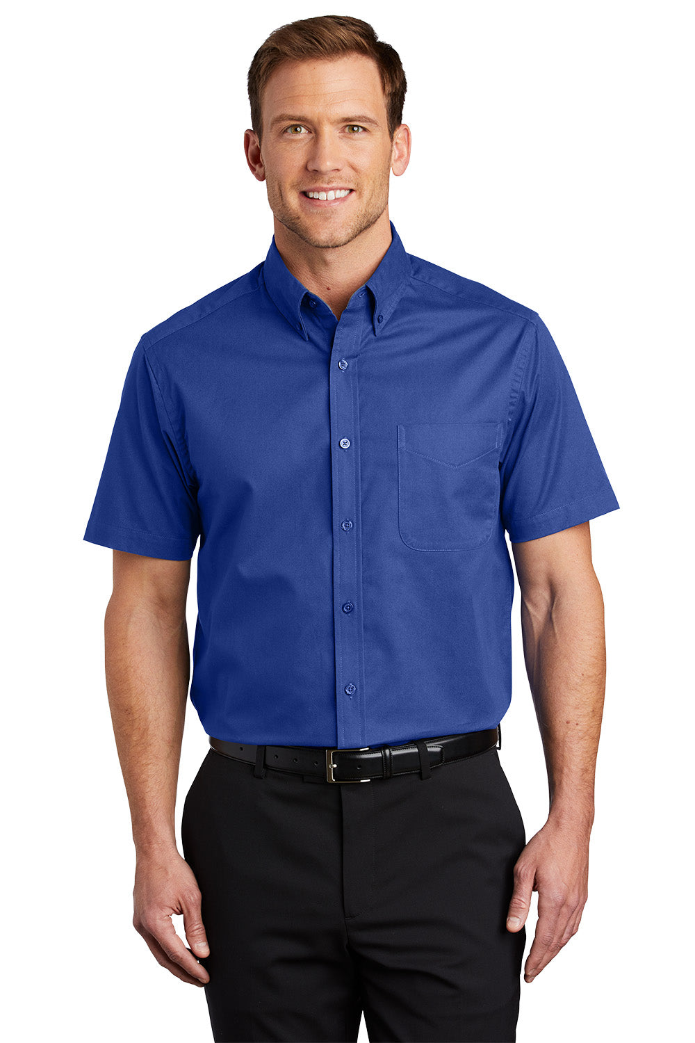 Port Authority® S508 Short Sleeve Easy Care Shirt Embroidered