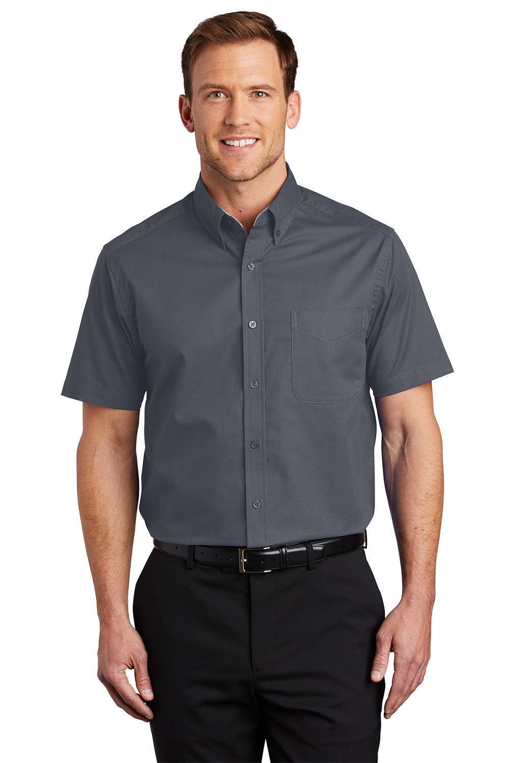 Port Authority® S508 Short Sleeve Easy Care Shirt Embroidered