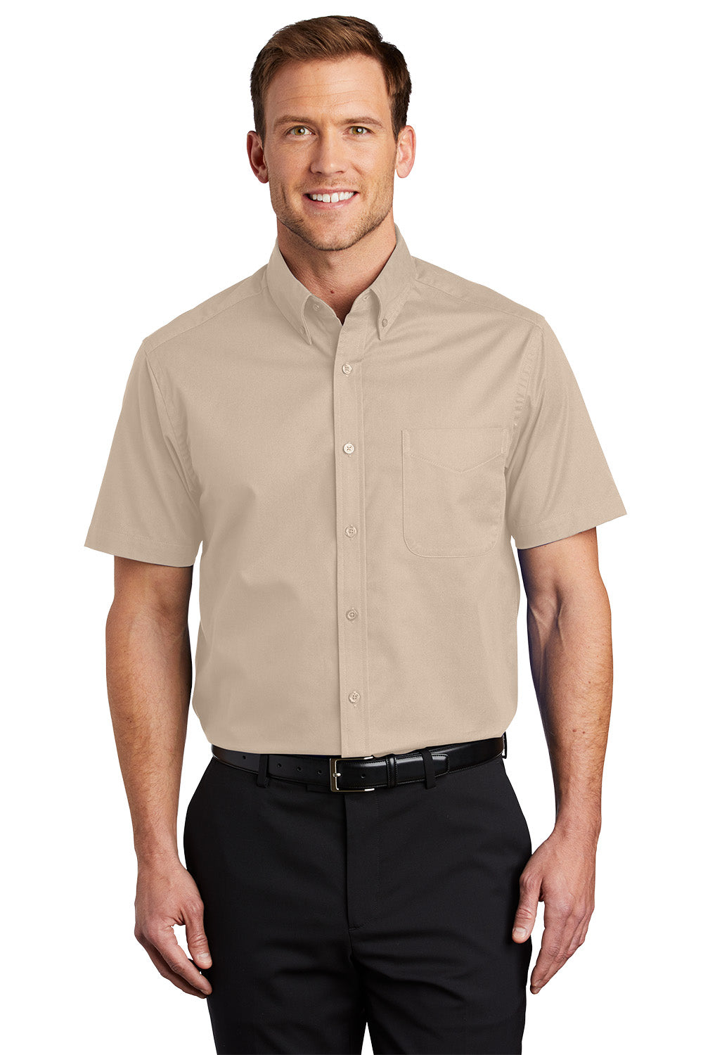 Port Authority® S508 Short Sleeve Easy Care Shirt Embroidered