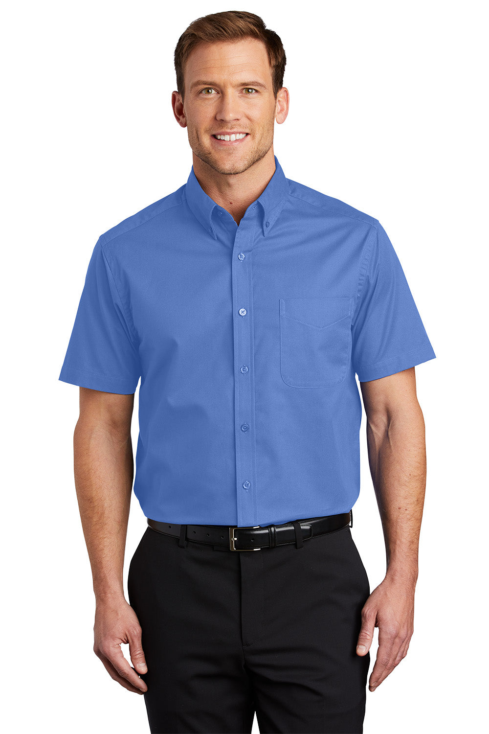 Port Authority® S508 Short Sleeve Easy Care Shirt Embroidered