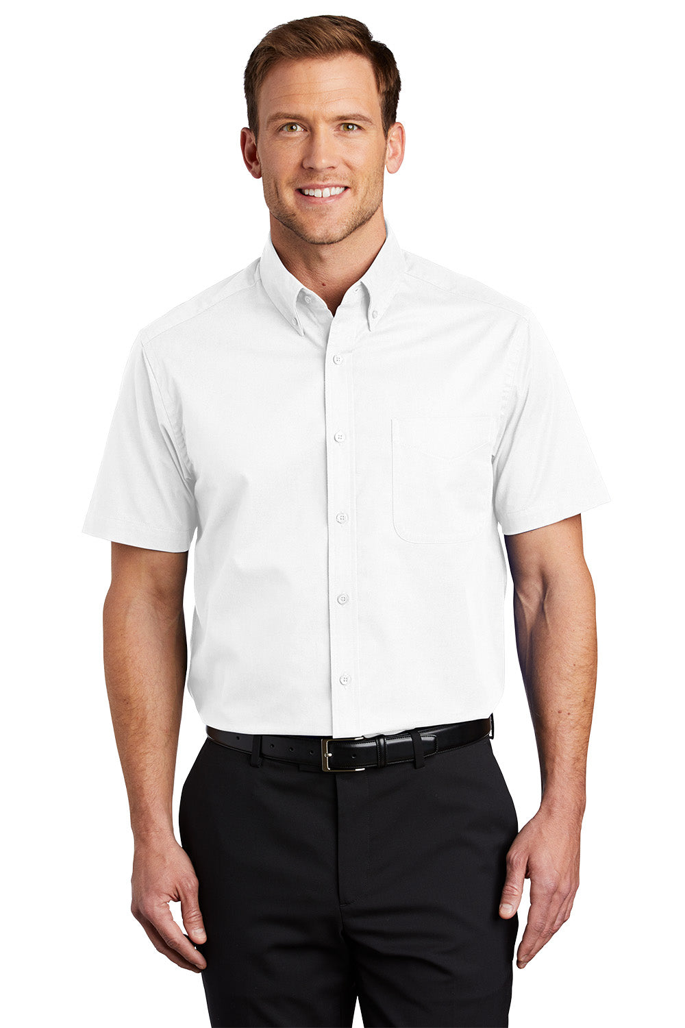 Port Authority® S508 Short Sleeve Easy Care Shirt Embroidered