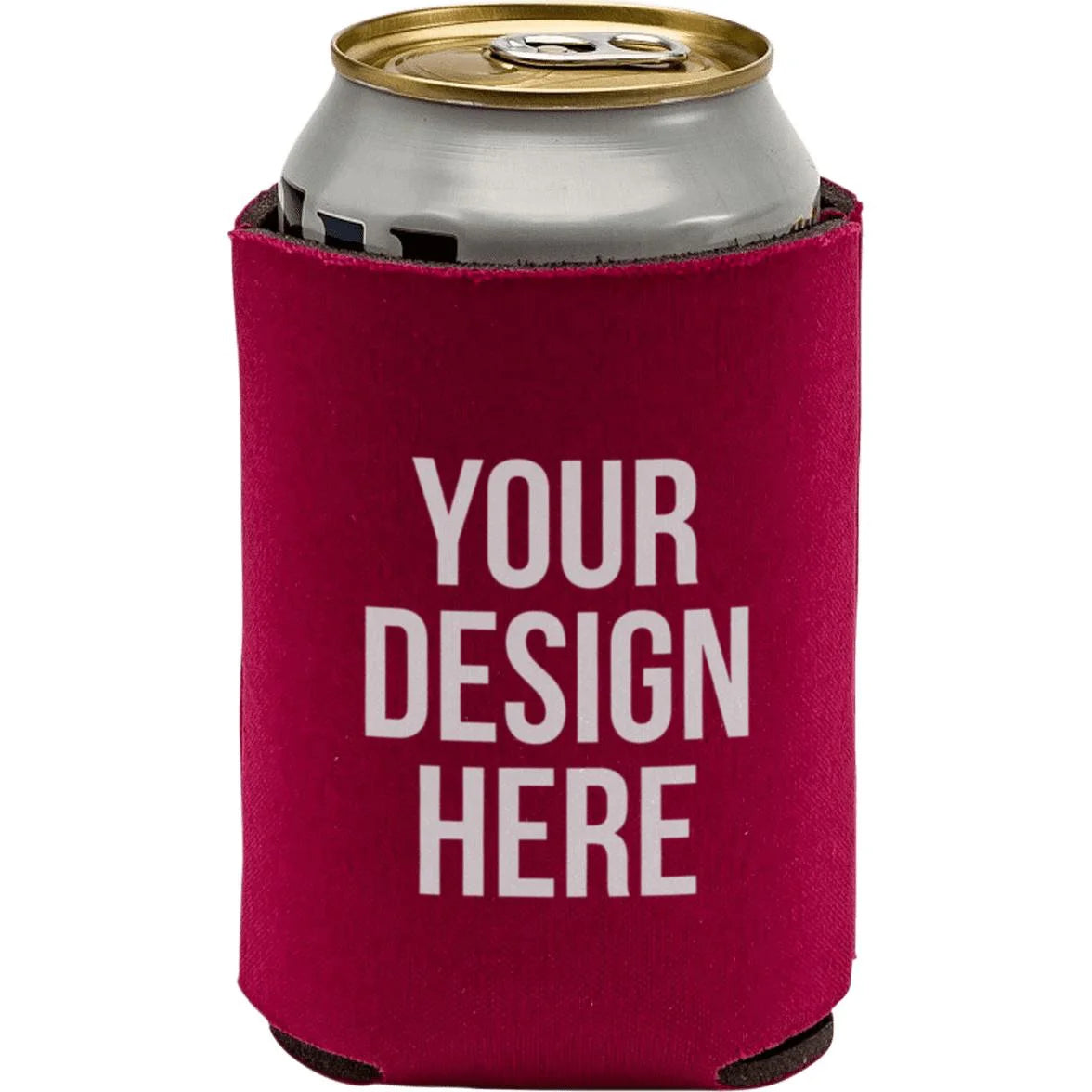 12oz Foldable Foam Koozies Printed with your Custom Logo in Full Color