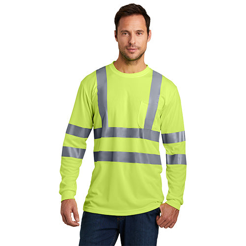 Long Sleeve Snag-Resistant Reflective T-Shirt Printed