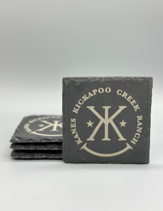 Slate Coasters Custom Laser Engraved